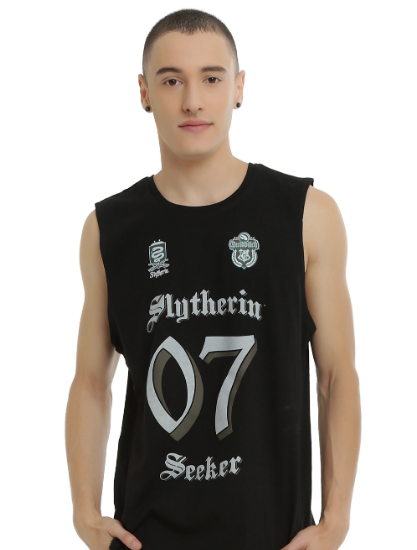 harry potter slytherin quidditch jersey